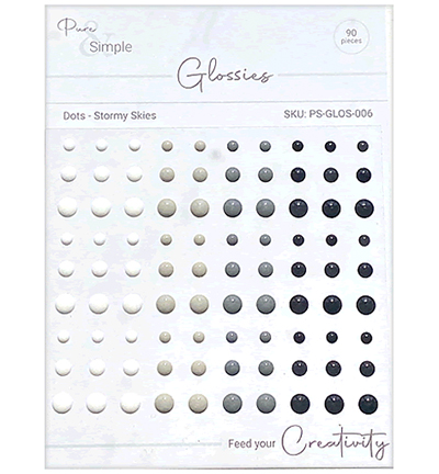PS-GLOS-006 - Pure & Simple - Dots, Stormy Skies