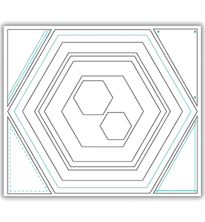 JHD-CUT-1005 - Julie Hickey - Hexagon