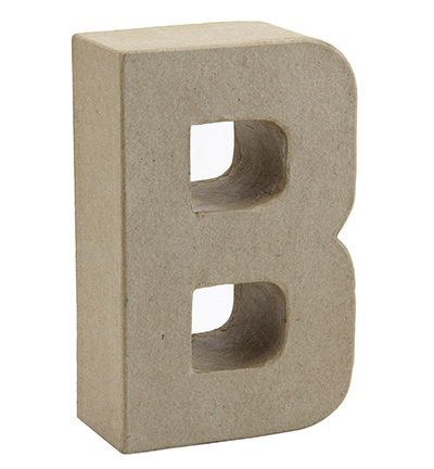 Letter B - Kippers - Paper Mache Letter B