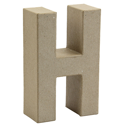 Letter H - Kippers - Paper Mache Letter H