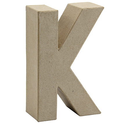 Letter K - Kippers - Pappmaché Buchstabe K