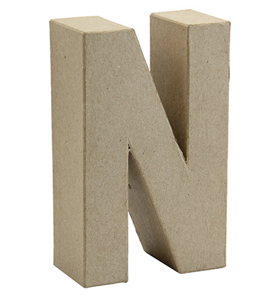Letter N - Kippers - Paper Mache Letter N