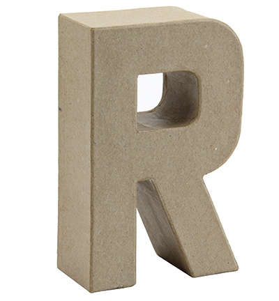 Letter R - Kippers - Pappmaché Buchstabe R