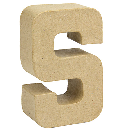 Letter S - Kippers - Pappmaché Buchstabe S