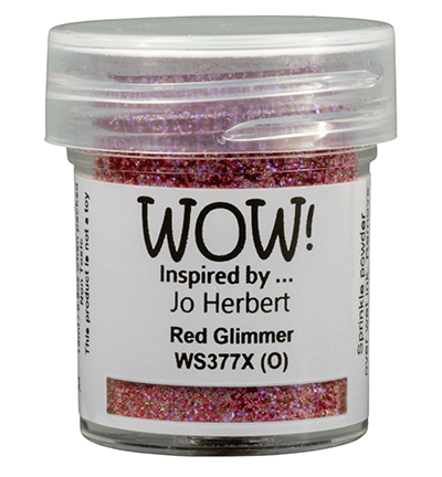 WS377X - Wow! - Red Glimmer - X Jo Herbert