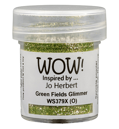WS379X - Wow! - Green Fields Glimmer - X Jo Herbert