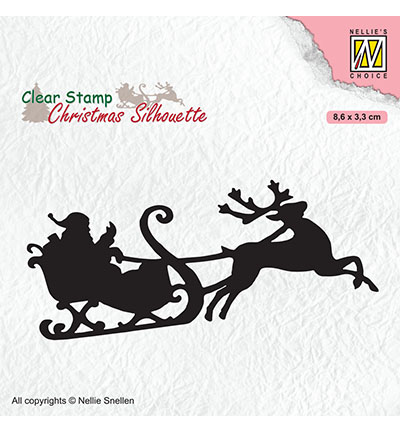 CSIL011 - Nellies Choice - Santa Claus with reindeer sleight