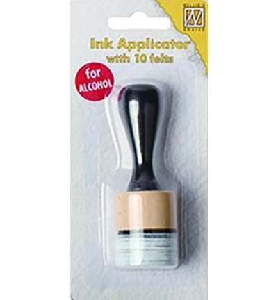 IAP006 - Nellies Choice - Ink applicator round with felts (1 app + 10 felts)