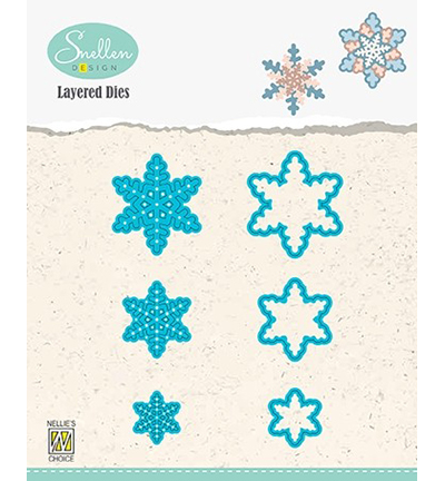 LDSF001 - Nellies Choice - Layered Dies -Snowflakes 01