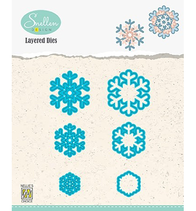 LDSF002 - Nellies Choice - Layered Dies -Snowflakes 02