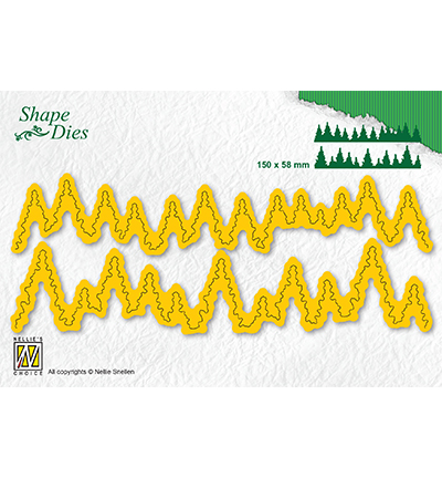 SD184 - Nellies Choice - Shape Dies -pine forest-