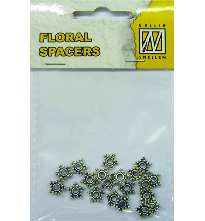 FLP-SP-003 - Nellies Choice - Floral Spacers -  silver  nr. 3