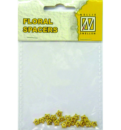 FLP-SP-007 - Nellies Choice - Floral Spacers -  gold  nr. 7