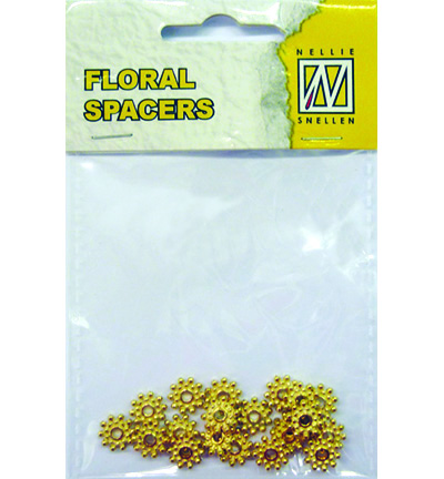 FLP-SP-008 - Nellies Choice - Floral Spacers -  gold  nr. 8