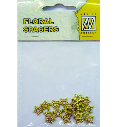 FLP-SP-009 - Nellies Choice - Floral Spacers -  gold  nr. 9