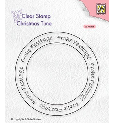 CT041 - Nellies Choice - Christmas time Circle German Text