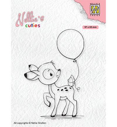 NCCS008 - Nellies Choice - Young deer with balloon