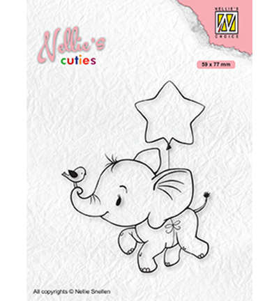 NCCS011 - Nellies Choice - Christmas Elephant with star
