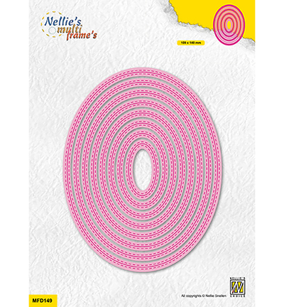 MFD149 - Nellies Choice - Double stitchlines: Oval
