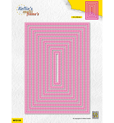 MFD150 - Nellies Choice - Double stitchlines: Rectangle