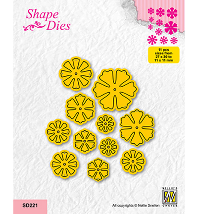 SD221 - Nellies Choice - Set of Small Flowers