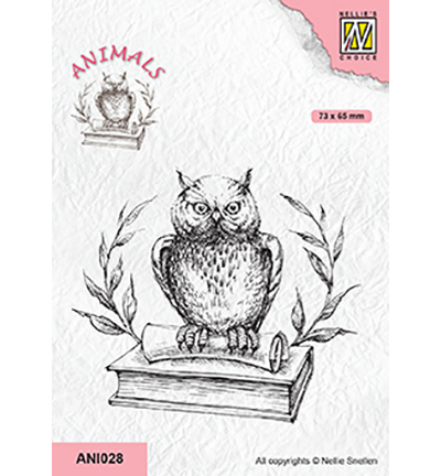 ANI028 - Nellies Choice - Animals owl on book