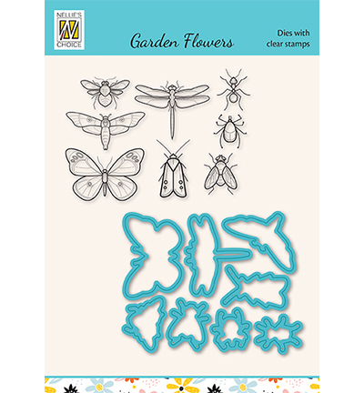 HDCS016 - Nellies Choice - Garden flowers serie Insects