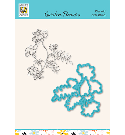 HDCS018 - Nellies Choice - Garden flowers serie Vicia Sempium (Heggewikke)