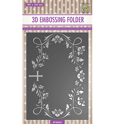 EF3D043 - Nellies Choice - Blooming twigs with cross