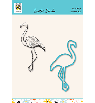 HDCS022 - Nellies Choice - Exotic birds serie Flamingo