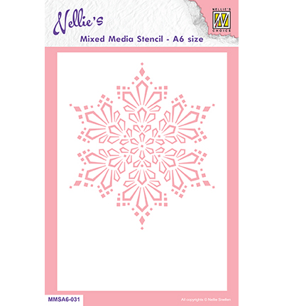 MMSA6-031 - Nellies Choice - Christmas Snow crystal