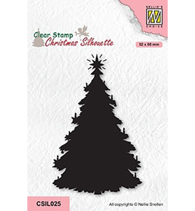 CSIL025 - Nellies Choice - Christmas silhouettes Christmas tree