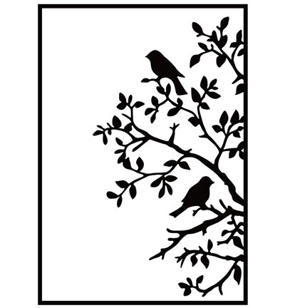 HSF017 - Nellies Choice - Birds on branch