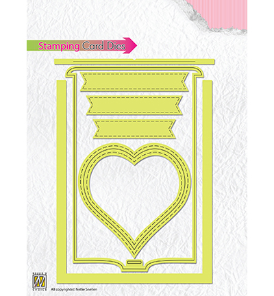 STCD001 - Nellies Choice - Stamping card dies: Heart