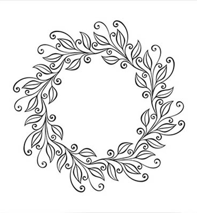 EFE031 - Nellies Choice - Leaves wreath