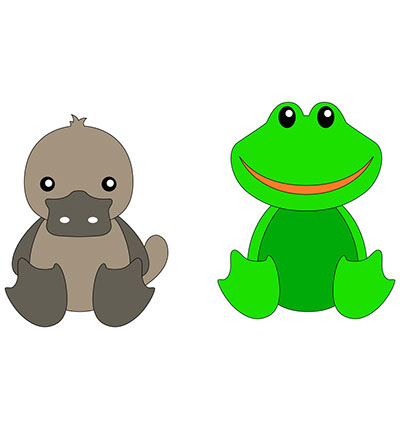 DDD010 - Nellies Choice - Duck & Frog