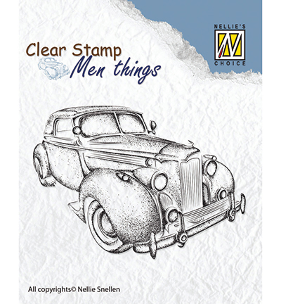 CSMT007 - Nellies Choice - Clear stamps Men Things Oldtimer