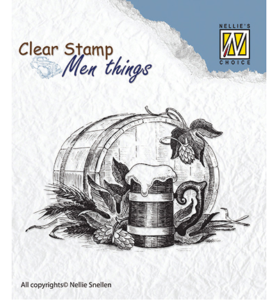 CSMT010 - Nellies Choice - Clear stamps Men Things Beer