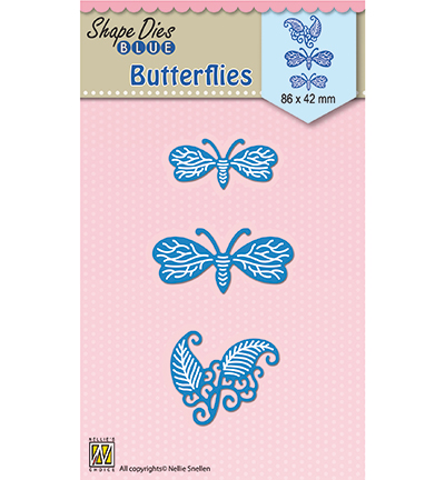 SDB039 - Nellies Choice - Shape Dies blue Butterflies