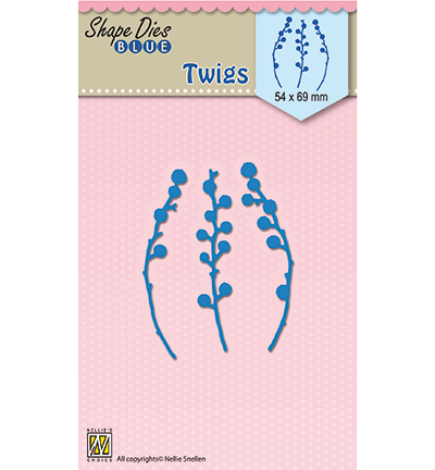 SDB049 - Nellies Choice - Shape Dies blue Twigs