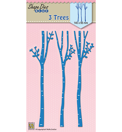 SDB050 - Nellies Choice - Shape Dies blue 3-trees
