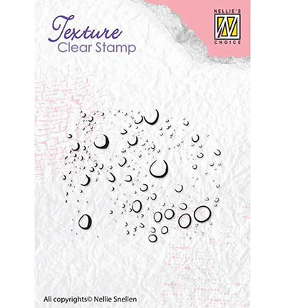 TXCS010 - Nellies Choice - Clear stamps textures Raindrops