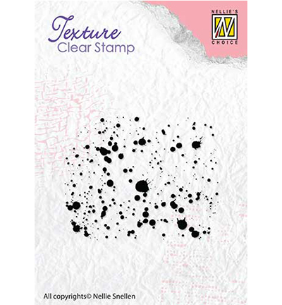 TXCS011 - Nellies Choice - Clear stamps textures Spatters