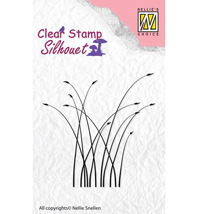 SIL032 - Nellies Choice - Silhouette clear stamps Blooming grass