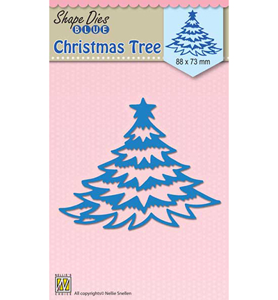 SDB056 - Nellies Choice - Shape Dies Blue Christmas tree