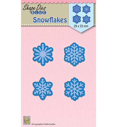 SDB059 - Nellies Choice - Shape Dies Blue 4 snowflakes