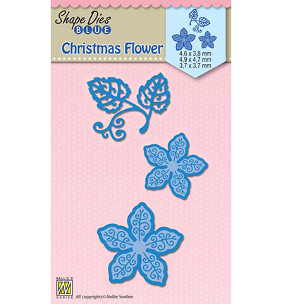 SDB060 - Nellies Choice - Shape Dies Blue Christmas flower