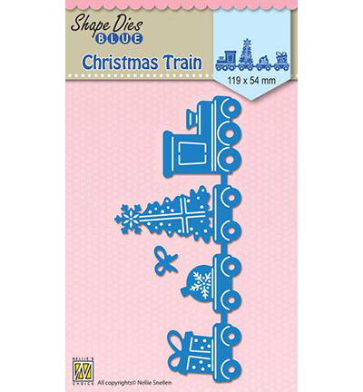 SDB062 - Nellies Choice - Shape Dies Blue Christmas train