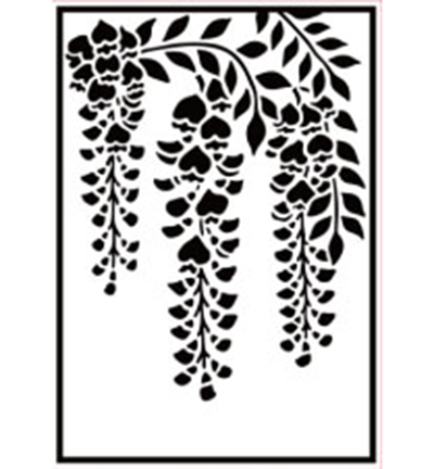 HSF021 - Nellies Choice - Embossing Folder Wisteria