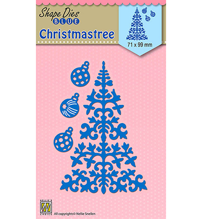 SDB063 - Nellies Choice - Christmas tree & baubles